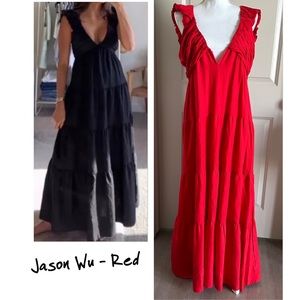Jason Wu Red Maxi Dress